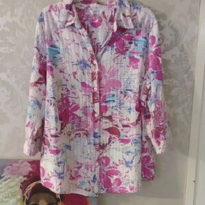 Alia Women's Multicolor Button Down Shirt